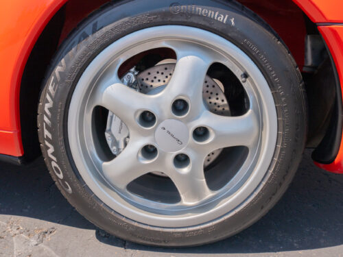 1996 Porsche 911 Carrera 4 Cabriolet in Guards Red — Strada Nera San Diego