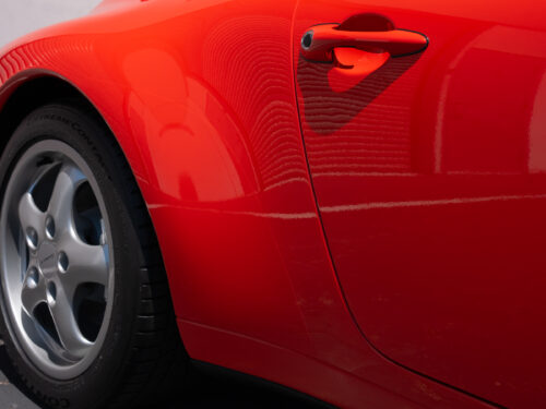 1996 Porsche 911 Carrera 4 Cabriolet in Guards Red — Strada Nera San Diego