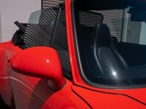 1996 Porsche 911 Carrera 4 Cabriolet in Guards Red — Strada Nera San Diego