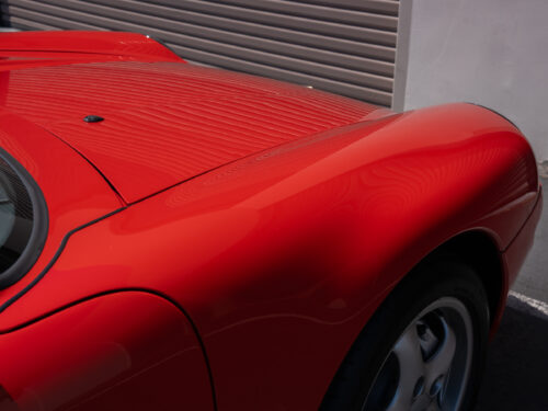 1996 Porsche 911 Carrera 4 Cabriolet in Guards Red — Strada Nera San Diego
