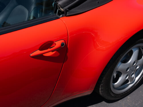1996 Porsche 911 Carrera 4 Cabriolet in Guards Red — Strada Nera San Diego