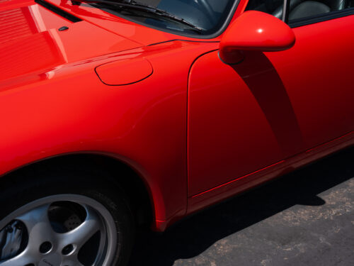 1996 Porsche 911 Carrera 4 Cabriolet in Guards Red — Strada Nera San Diego