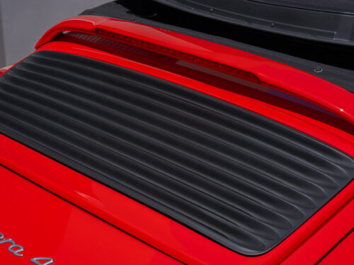 1996 Porsche 911 Carrera 4 Cabriolet in Guards Red — Strada Nera San Diego