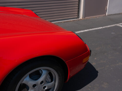 1996 Porsche 911 Carrera 4 Cabriolet in Guards Red — Strada Nera San Diego