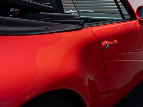 1996 Porsche 911 Carrera 4 Cabriolet in Guards Red — Strada Nera San Diego