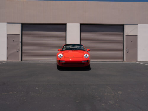 1996 Porsche 911 Carrera 4 Cabriolet in Guards Red — Strada Nera San Diego