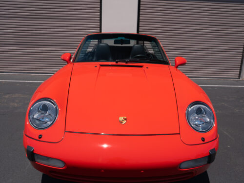 1996 Porsche 911 Carrera 4 Cabriolet in Guards Red — Strada Nera San Diego