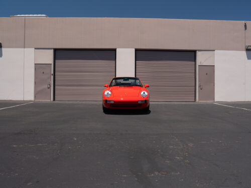 1996 Porsche 911 Carrera 4 Cabriolet in Guards Red — Strada Nera San Diego