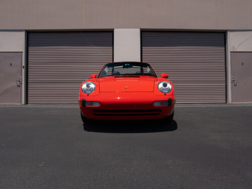1996 Porsche 911 Carrera 4 Cabriolet in Guards Red — Strada Nera San Diego