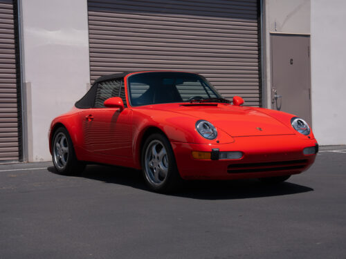 1996 Porsche 911 Carrera 4 Cabriolet in Guards Red — Strada Nera San Diego