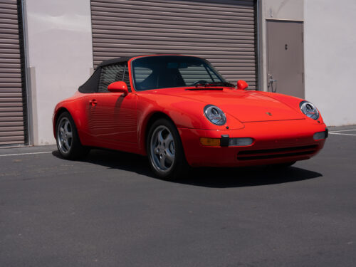 1996 Porsche 911 Carrera 4 Cabriolet in Guards Red — Strada Nera San Diego