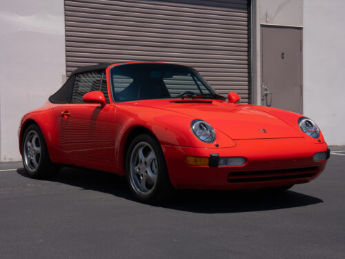 1996 Porsche 911 Carrera 4 Cabriolet in Guards Red — Strada Nera San Diego