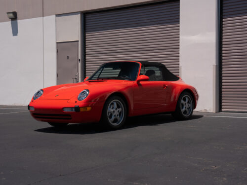 1996 Porsche 911 Carrera 4 Cabriolet in Guards Red — Strada Nera San Diego