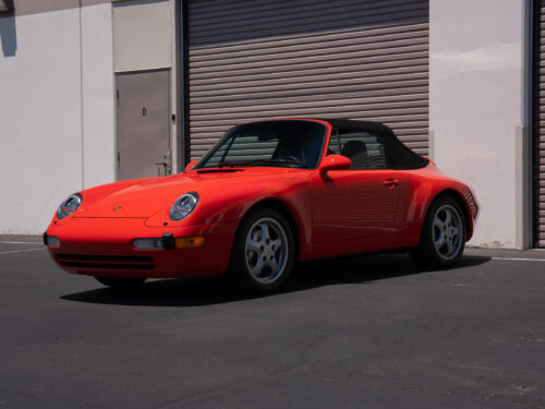 1996 Porsche 911 Carrera 4 Cabriolet in Guards Red — Strada Nera San Diego