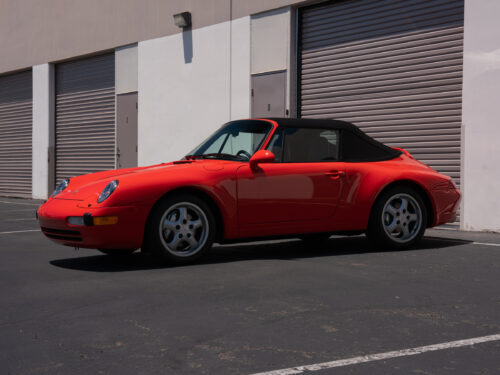 1996 Porsche 911 Carrera 4 Cabriolet in Guards Red — Strada Nera San Diego