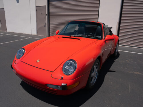 1996 Porsche 911 Carrera 4 Cabriolet in Guards Red — Strada Nera San Diego