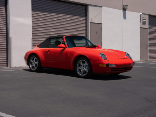 1996 Porsche 911 Carrera 4 Cabriolet in Guards Red — Strada Nera San Diego