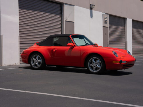 1996 Porsche 911 Carrera 4 Cabriolet in Guards Red — Strada Nera San Diego