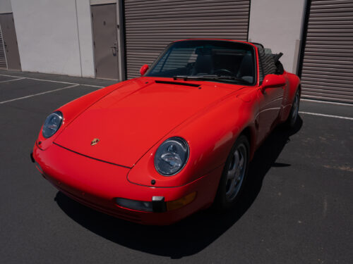 1996 Porsche 911 Carrera 4 Cabriolet in Guards Red — Strada Nera San Diego