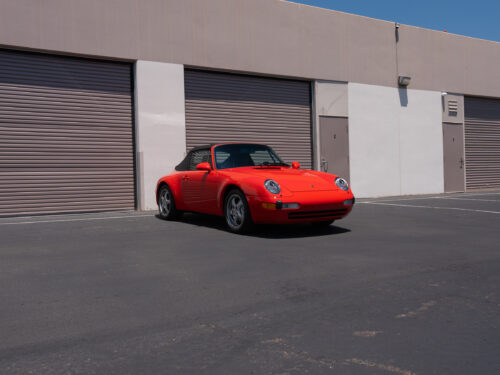 1996 Porsche 911 Carrera 4 Cabriolet in Guards Red — Strada Nera San Diego