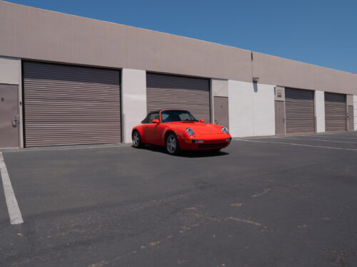 1996 Porsche 911 Carrera 4 Cabriolet in Guards Red — Strada Nera San Diego