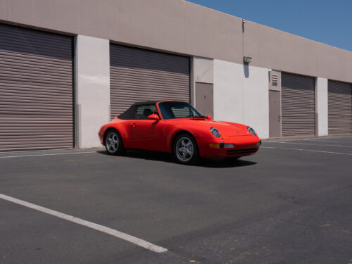 1996 Porsche 911 Carrera 4 Cabriolet in Guards Red — Strada Nera San Diego