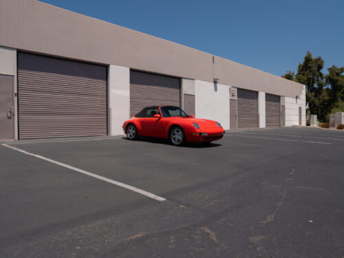 1996 Porsche 911 Carrera 4 Cabriolet in Guards Red — Strada Nera San Diego