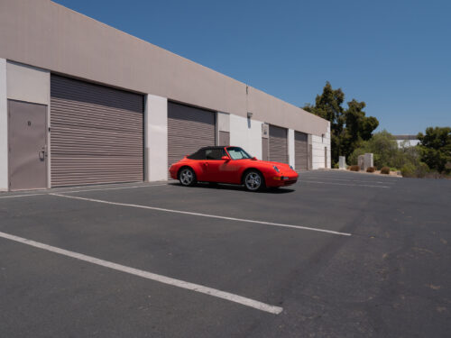 1996 Porsche 911 Carrera 4 Cabriolet in Guards Red — Strada Nera San Diego