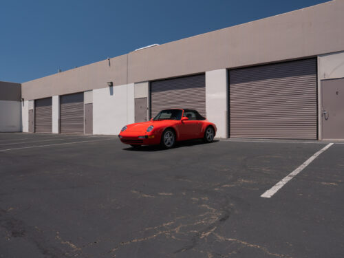 1996 Porsche 911 Carrera 4 Cabriolet in Guards Red — Strada Nera San Diego