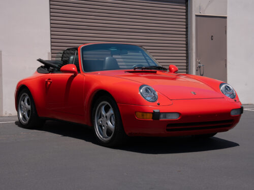 1996 Porsche 911 Carrera 4 Cabriolet in Guards Red — Strada Nera San Diego