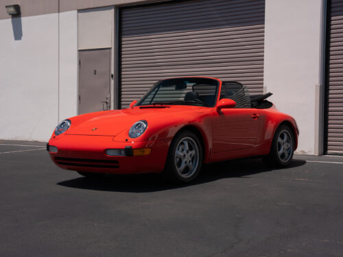 1996 Porsche 911 Carrera 4 Cabriolet in Guards Red — Strada Nera San Diego
