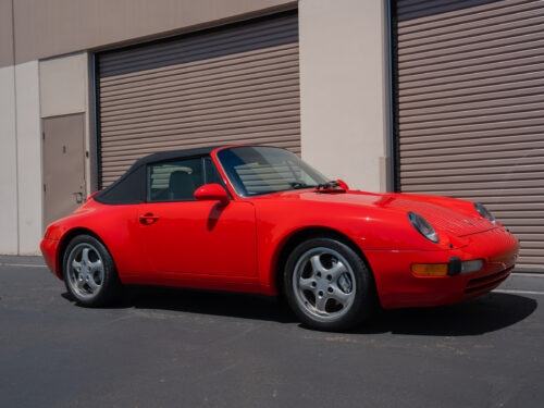 1996 Porsche 911 Carrera 4 Cabriolet in Guards Red — Strada Nera San Diego