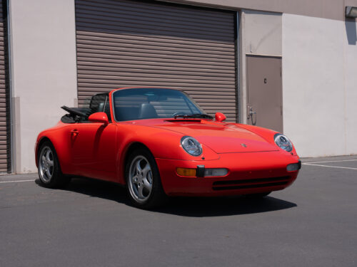 1996 Porsche 911 Carrera 4 Cabriolet in Guards Red — Strada Nera San Diego