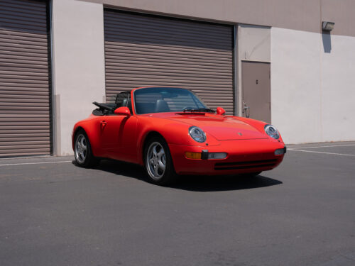 1996 Porsche 911 Carrera 4 Cabriolet in Guards Red — Strada Nera San Diego