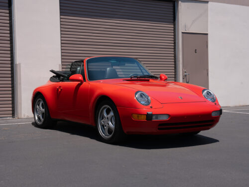 1996 Porsche 911 Carrera 4 Cabriolet in Guards Red — Strada Nera San Diego