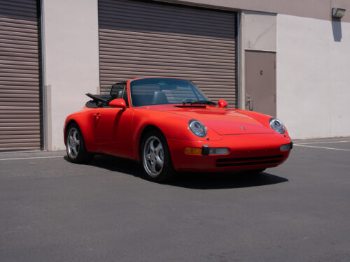 1996 Porsche 911 Carrera 4 Cabriolet in Guards Red — Strada Nera San Diego