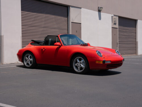 1996 Porsche 911 Carrera 4 Cabriolet in Guards Red — Strada Nera San Diego