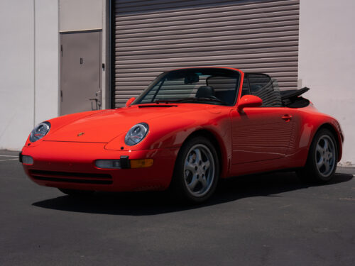 1996 Porsche 911 Carrera 4 Cabriolet in Guards Red — Strada Nera San Diego