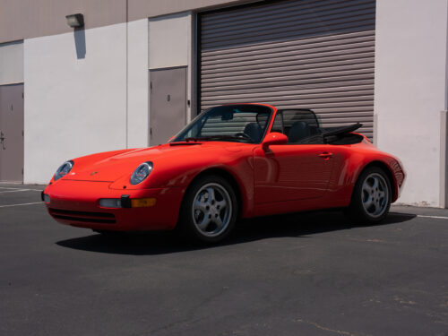 1996 Porsche 911 Carrera 4 Cabriolet in Guards Red — Strada Nera San Diego