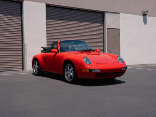 1996 Porsche 911 Carrera 4 Cabriolet in Guards Red — Strada Nera San Diego
