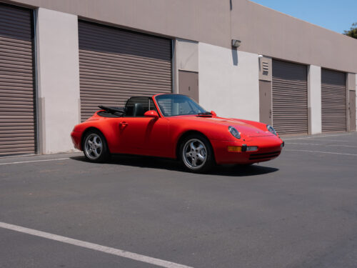 1996 Porsche 911 Carrera 4 Cabriolet in Guards Red — Strada Nera San Diego