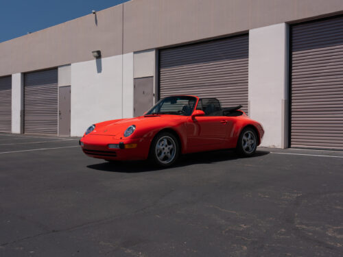 1996 Porsche 911 Carrera 4 Cabriolet in Guards Red — Strada Nera San Diego