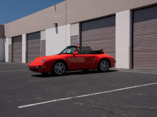 1996 Porsche 911 Carrera 4 Cabriolet in Guards Red — Strada Nera San Diego