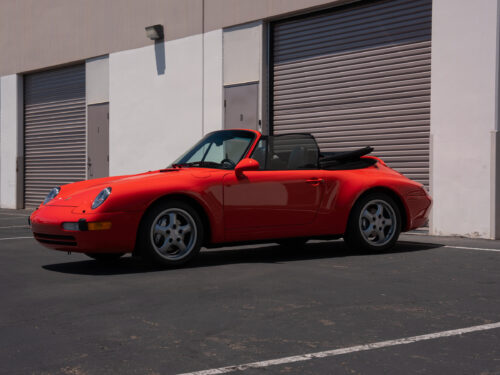 1996 Porsche 911 Carrera 4 Cabriolet in Guards Red — Strada Nera San Diego