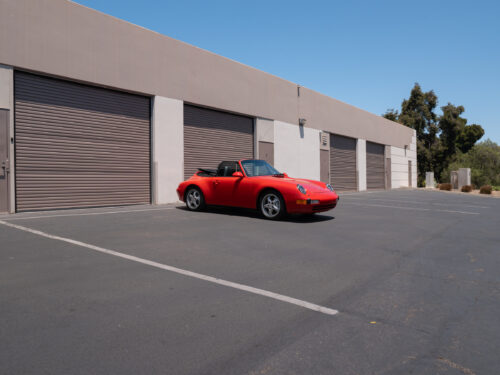 1996 Porsche 911 Carrera 4 Cabriolet in Guards Red — Strada Nera San Diego