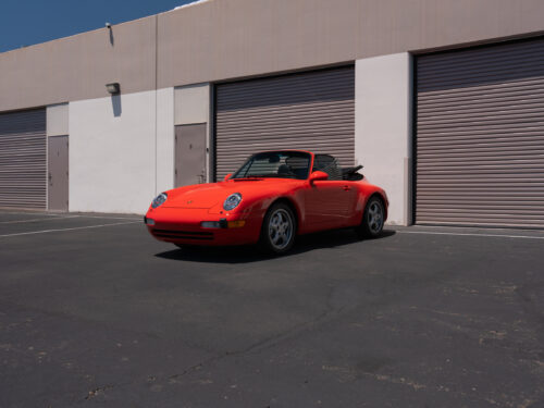 1996 Porsche 911 Carrera 4 Cabriolet in Guards Red — Strada Nera San Diego