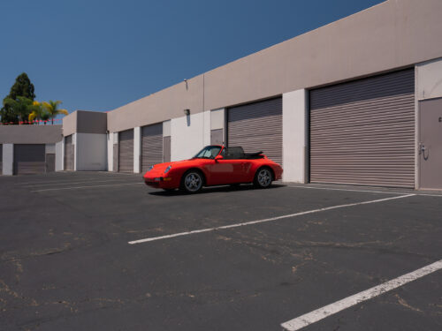 1996 Porsche 911 Carrera 4 Cabriolet in Guards Red — Strada Nera San Diego
