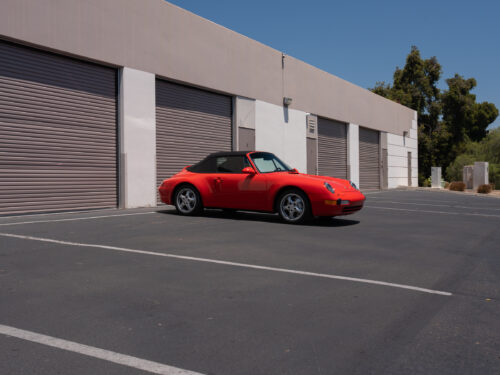1996 Porsche 911 Carrera 4 Cabriolet in Guards Red — Strada Nera San Diego