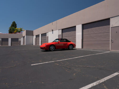 1996 Porsche 911 Carrera 4 Cabriolet in Guards Red — Strada Nera San Diego