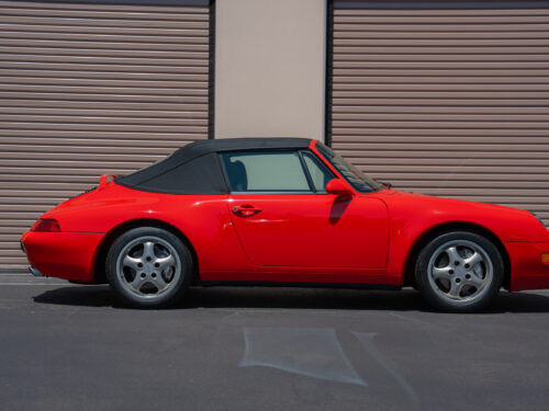 1996 Porsche 911 Carrera 4 Cabriolet in Guards Red — Strada Nera San Diego